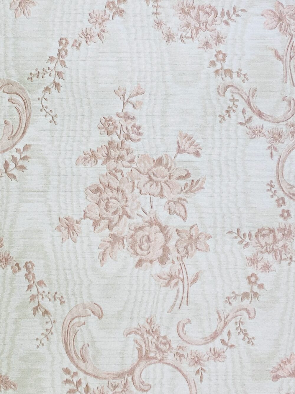 1950s pink flower wallpaper5
