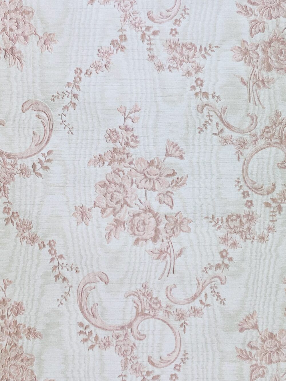 1950s pink flower wallpaper6