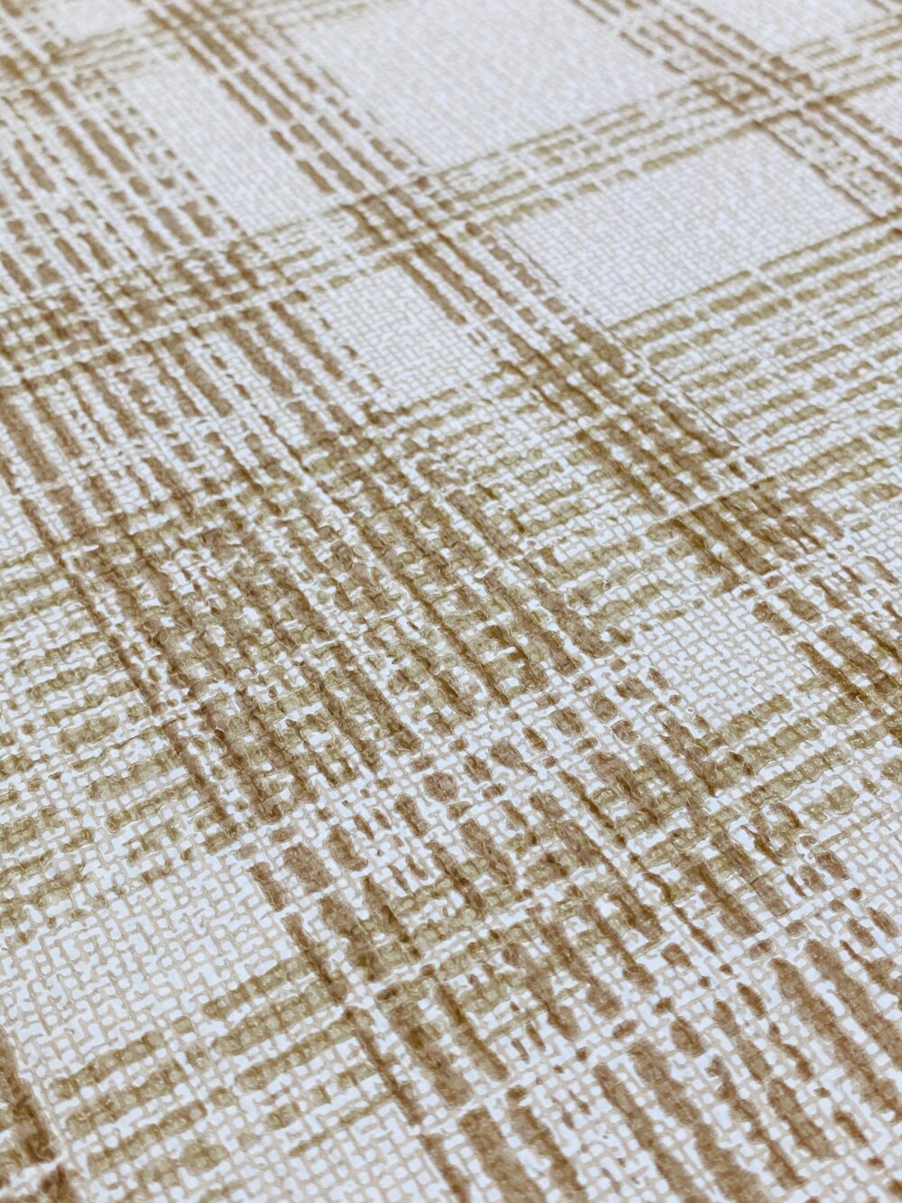 1970s Checkered Wallpaper Brown 3
