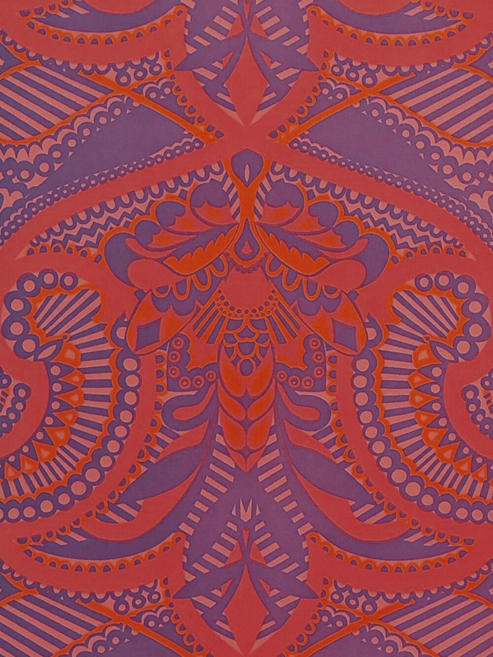 1980s retro red and purple wallpaper