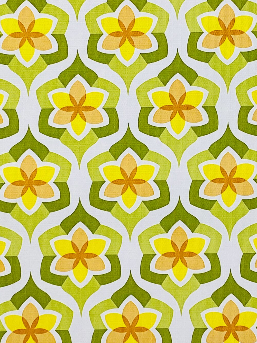Bright green and yellow geometric wallpaper7