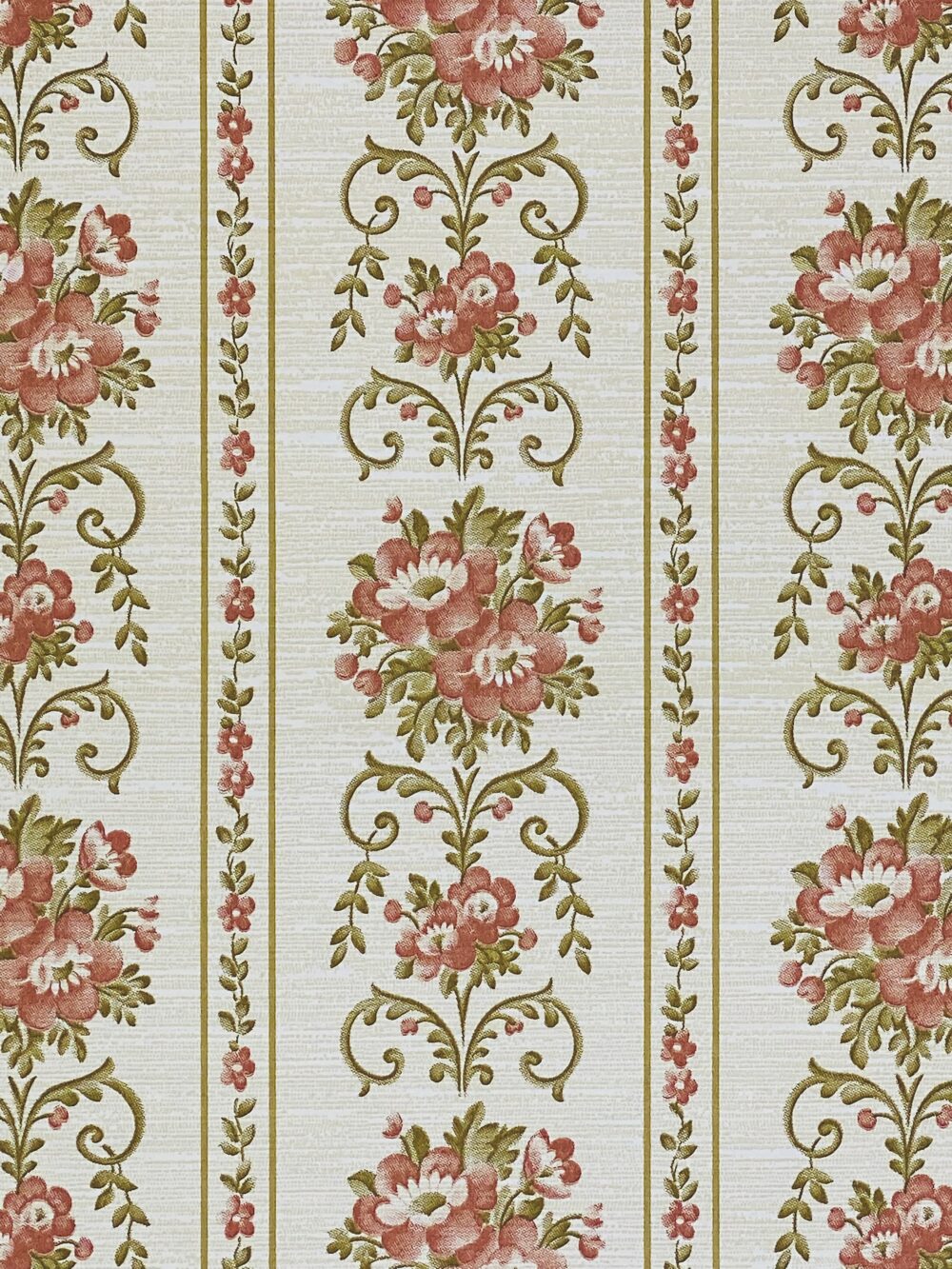 Elegant Stripes Flower Wallpaper 9
