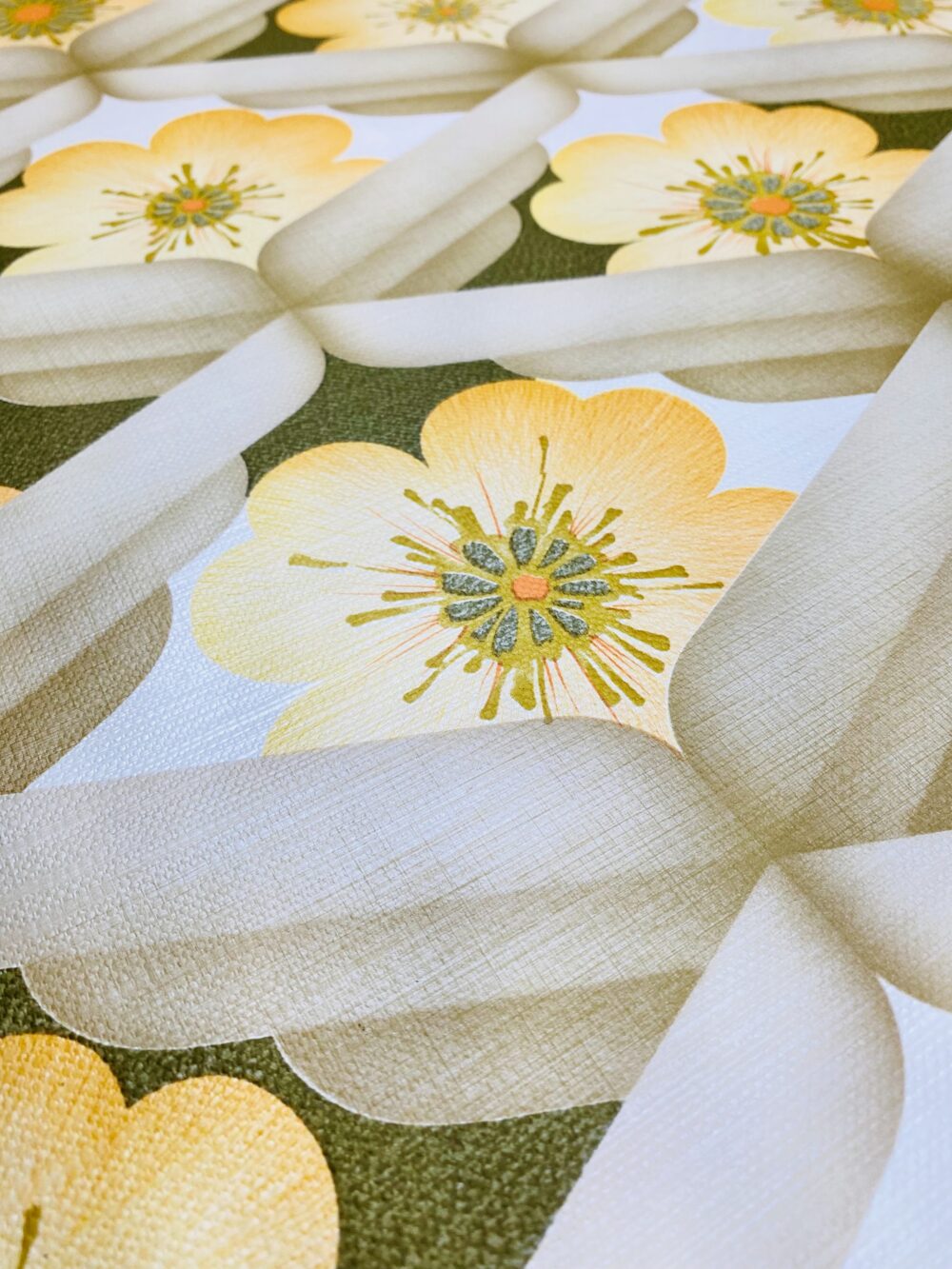 Floral geometric wallpaper 10