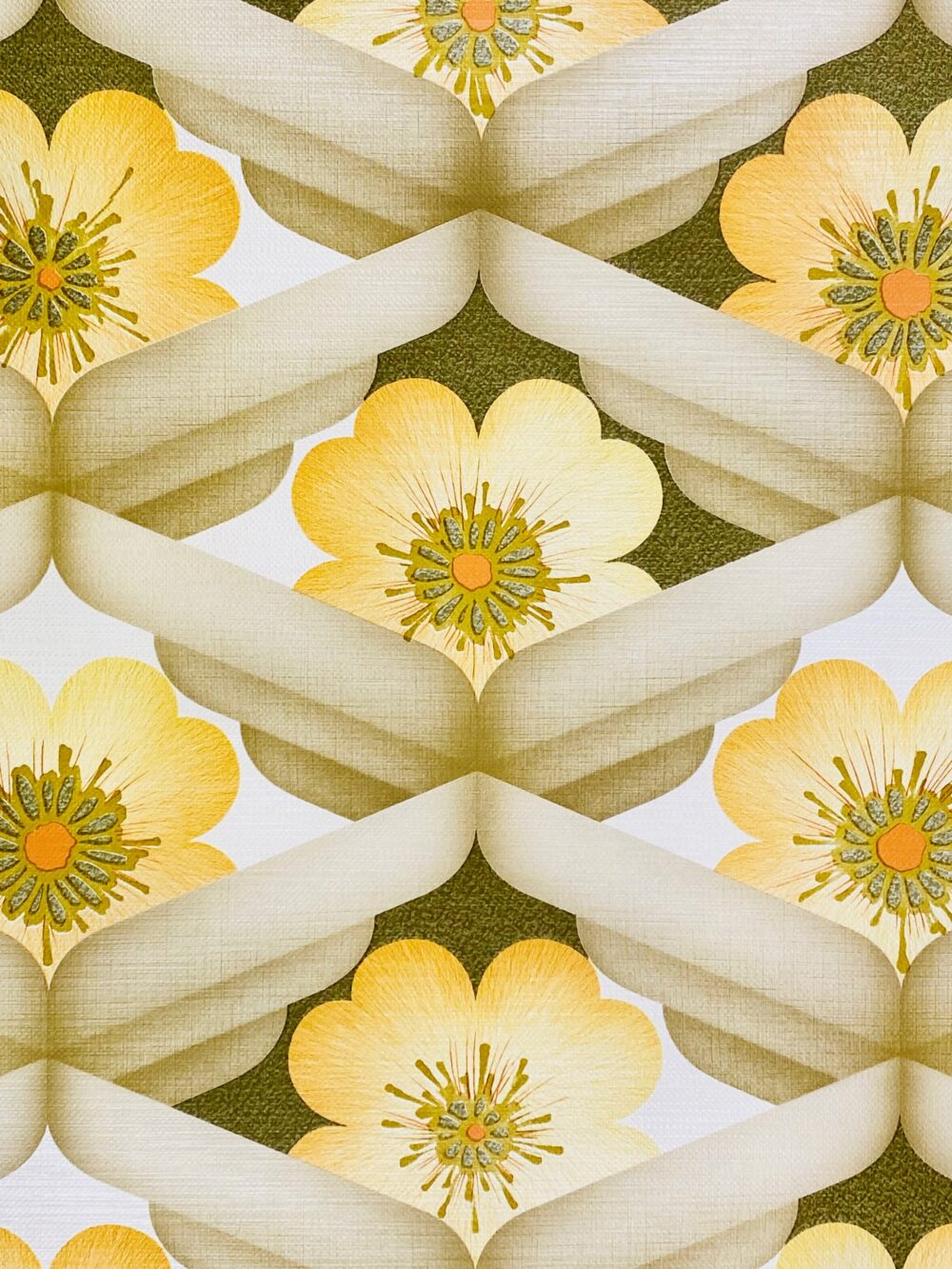 Floral geometric wallpaper 6