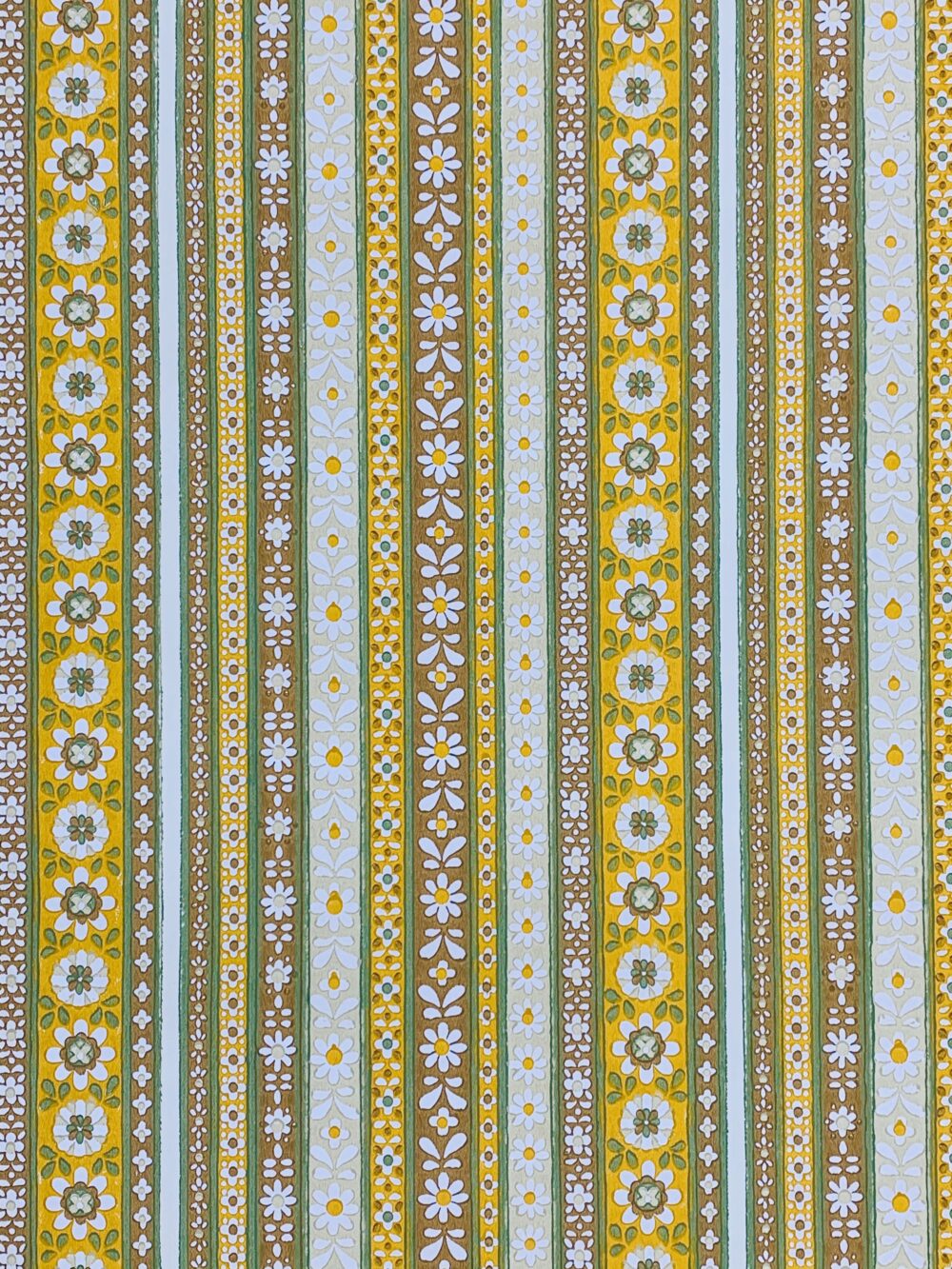 Floral Striped Wallpaper 2