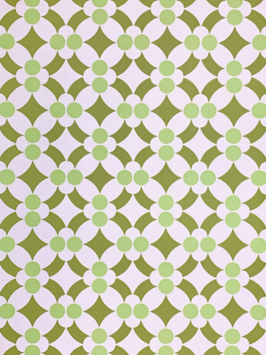 Funky retro geometric wallpaper