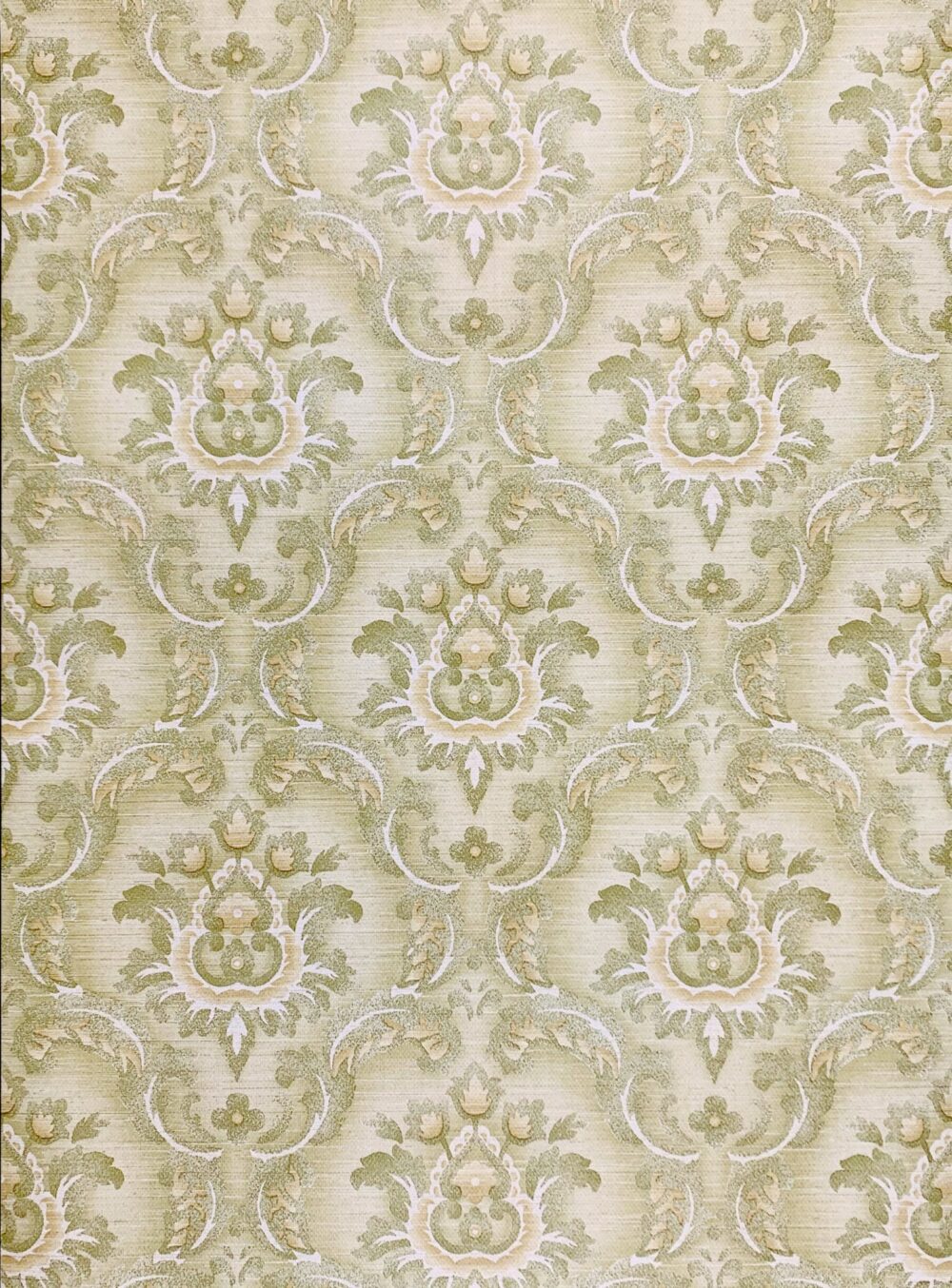 Green damask wallpaper 4