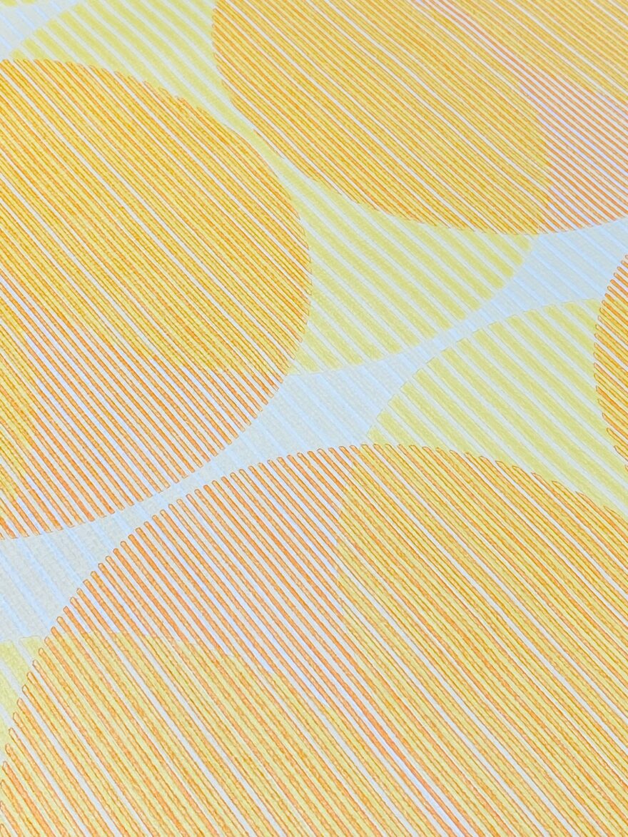 Orange and Yellow Geometric Wallpaper10