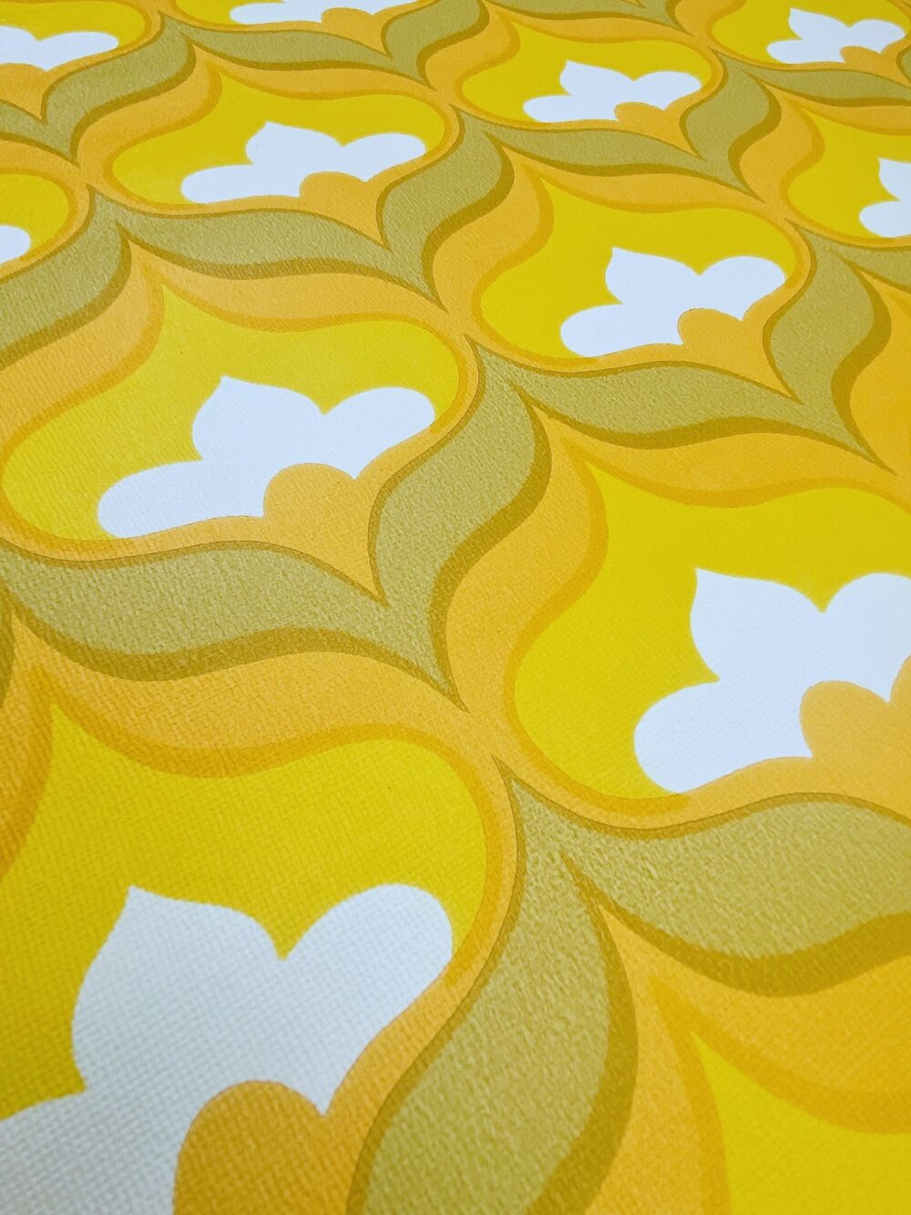 Orange Yellow Green Geometric Wallpaper 9