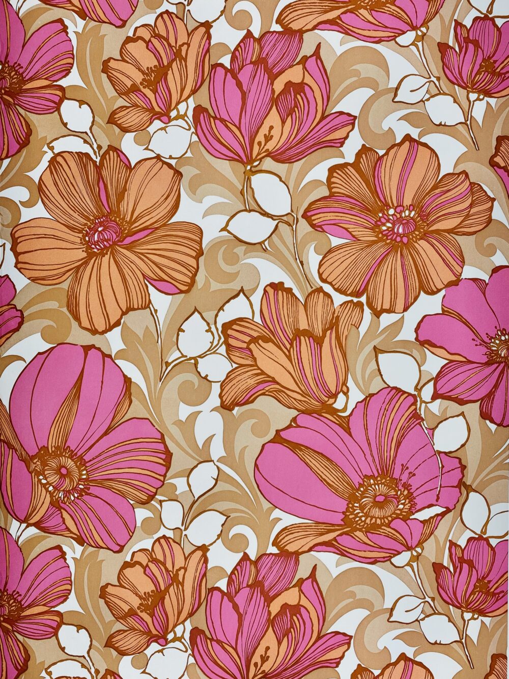 Pink floral wallpaper 2