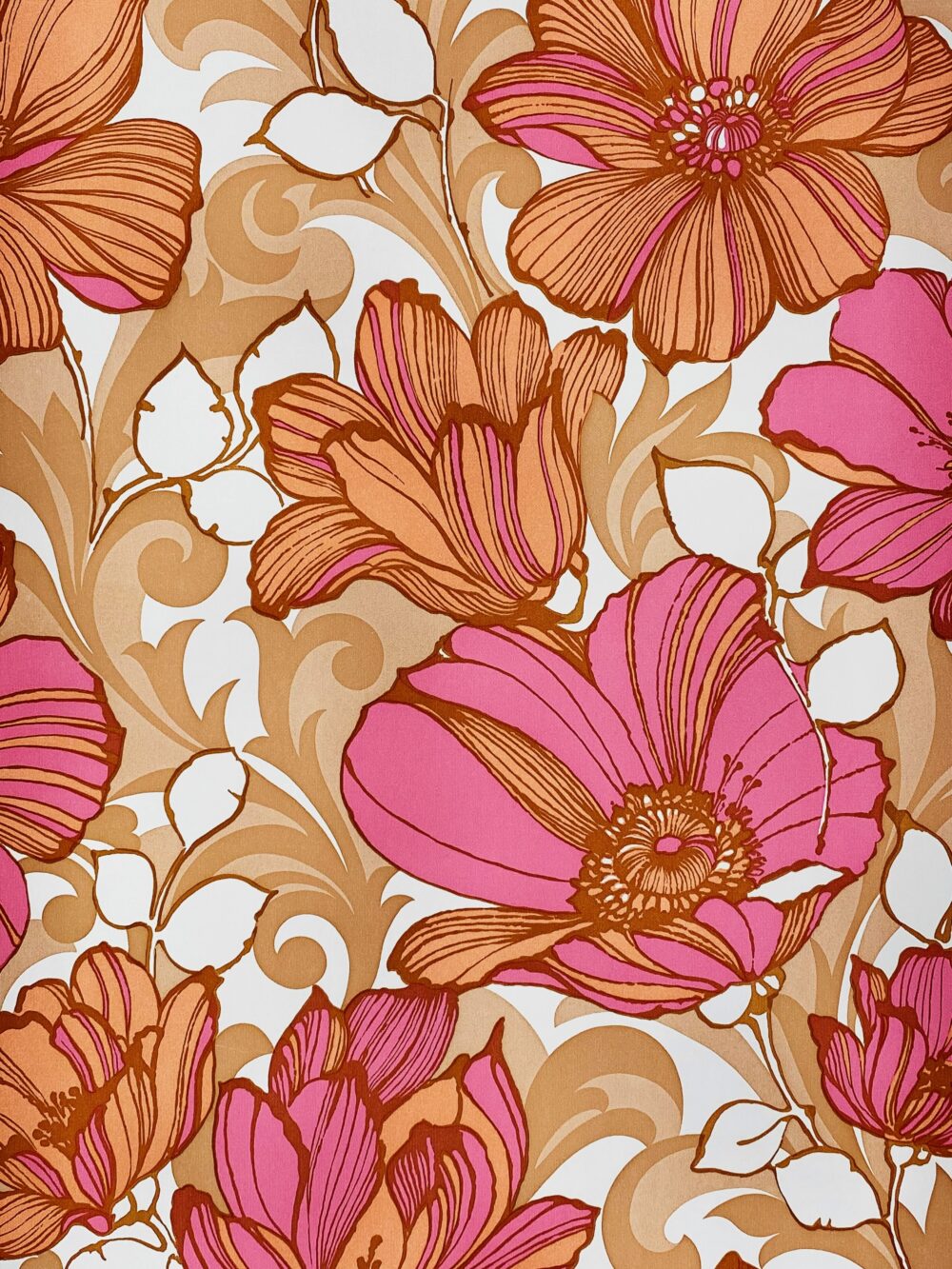 Pink floral wallpaper 5