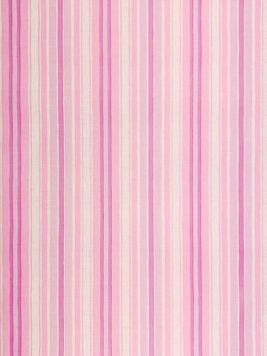 Pink striped wallpaper