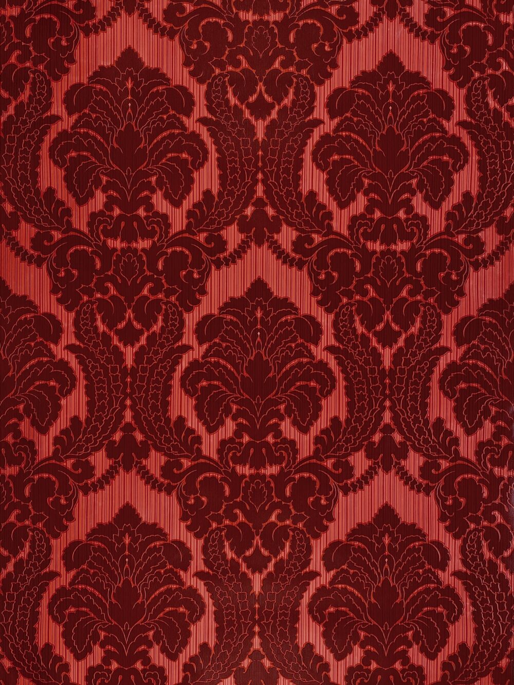 Red baroque wallpaper 1