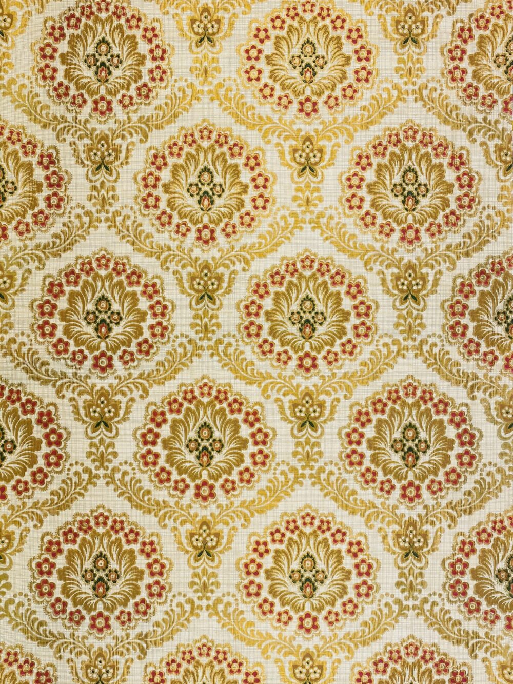 Retro Baroque Wallpaper Gold 1