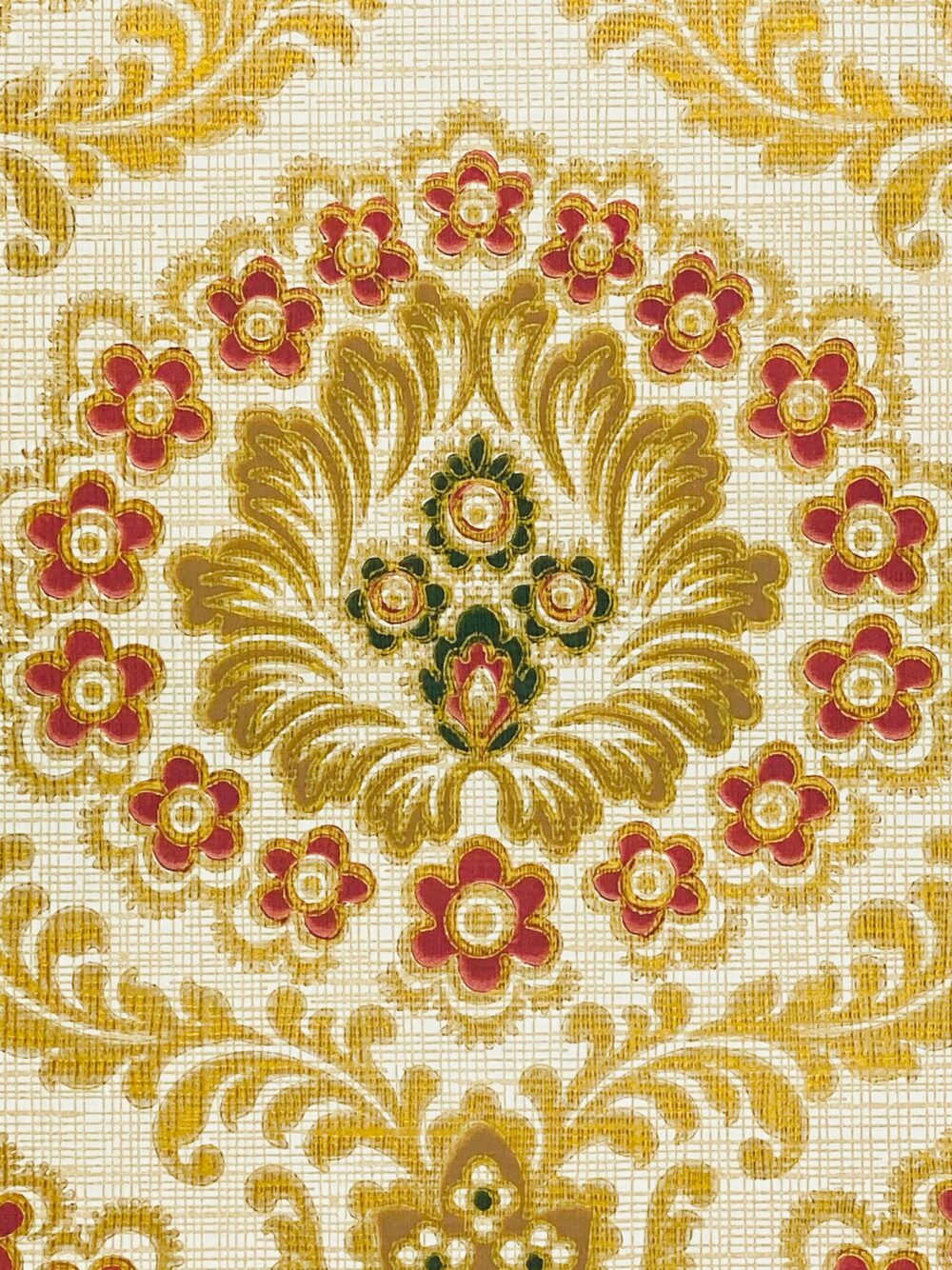 Retro Baroque Wallpaper Gold 10