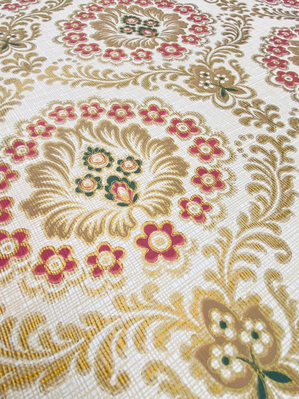 Retro Baroque Wallpaper Gold 11