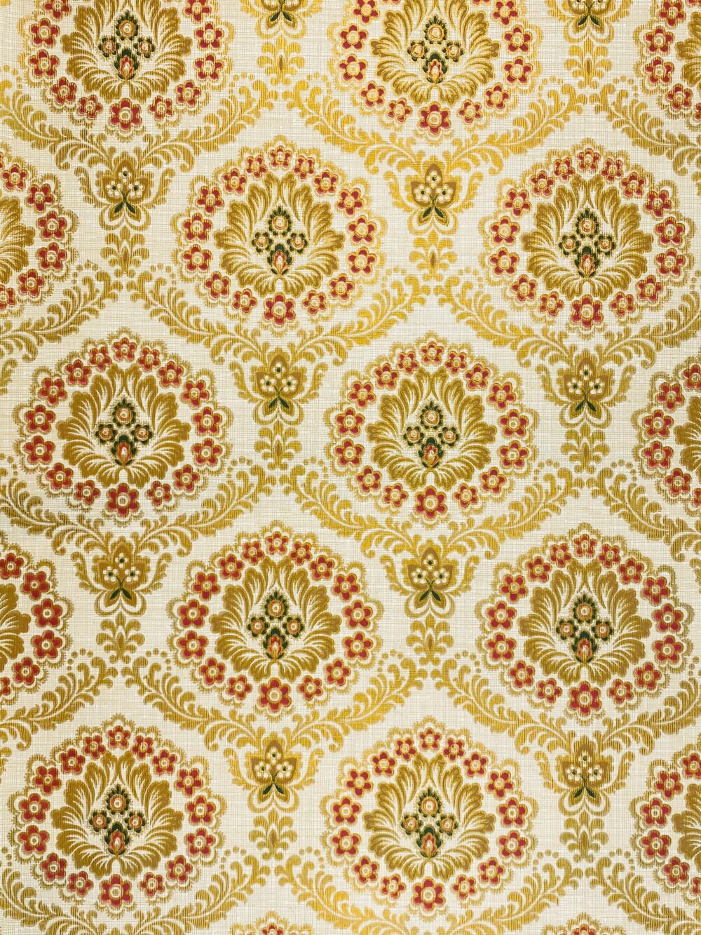 Retro Baroque Wallpaper Gold 2