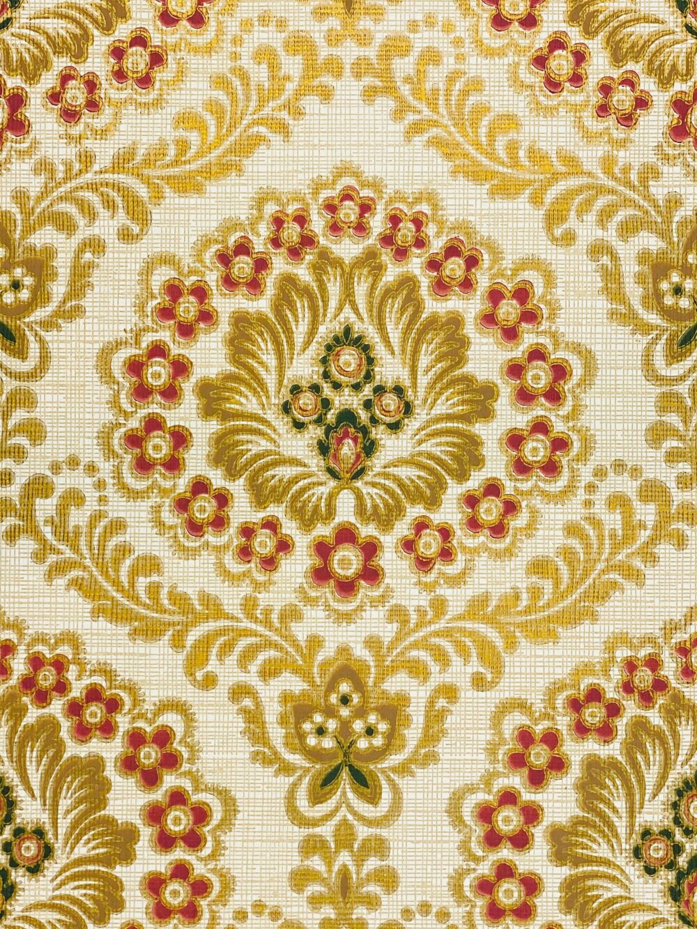Retro Baroque Wallpaper Gold 9