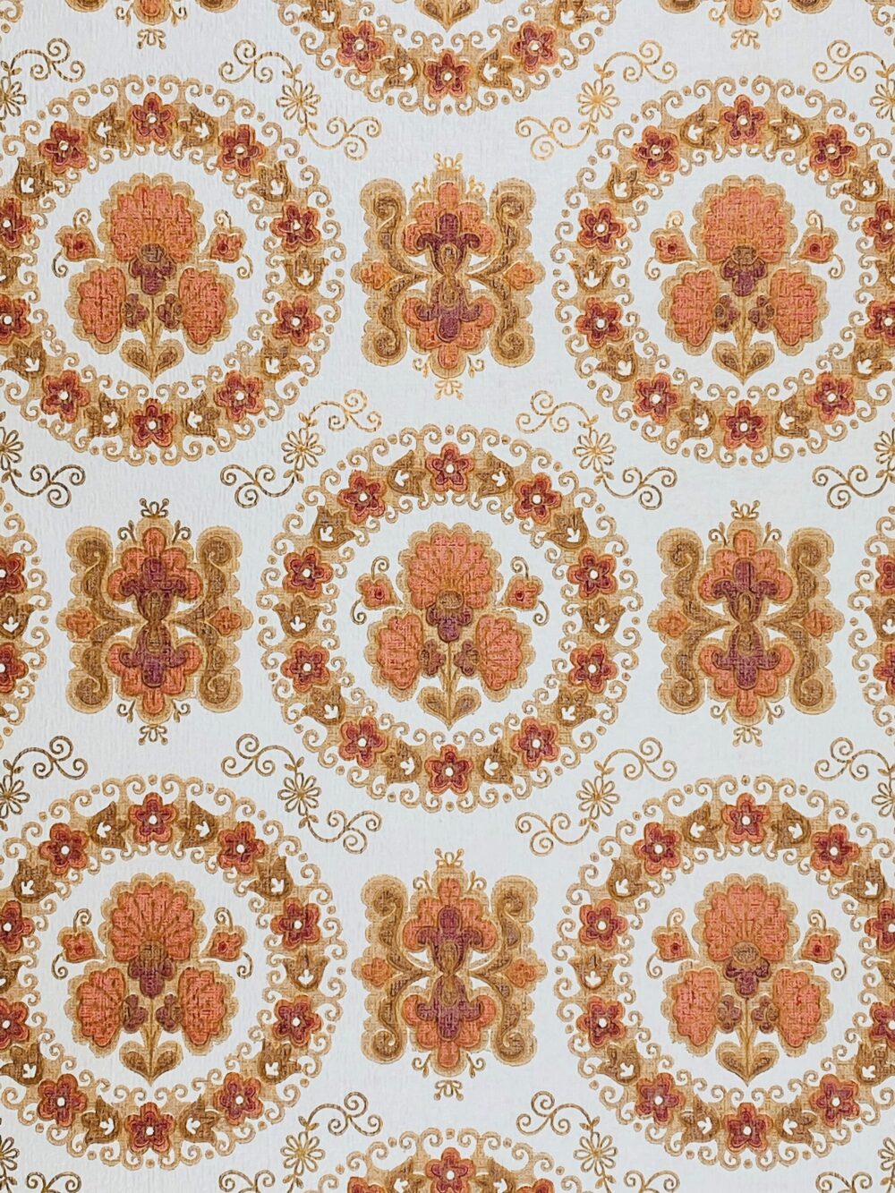 Retro Floral Baroque Wallpaper 7