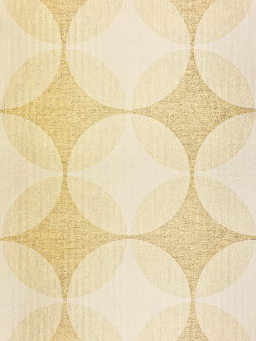 Retro Geometric Wallpaper Brown 1