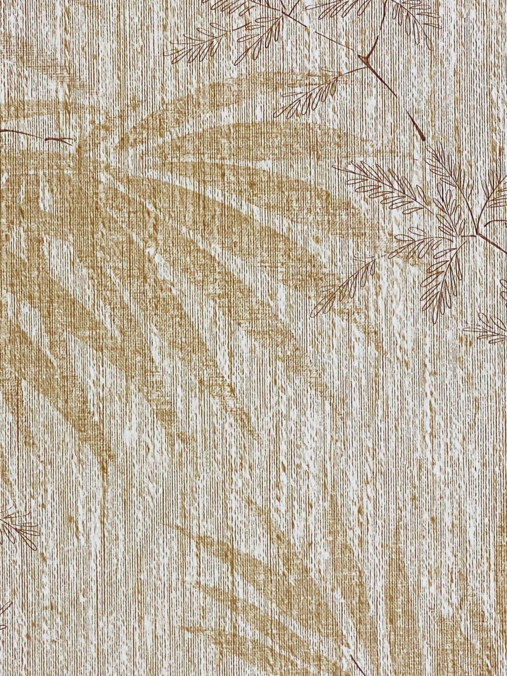 Retro Leaf Pattern Wallpaper 7