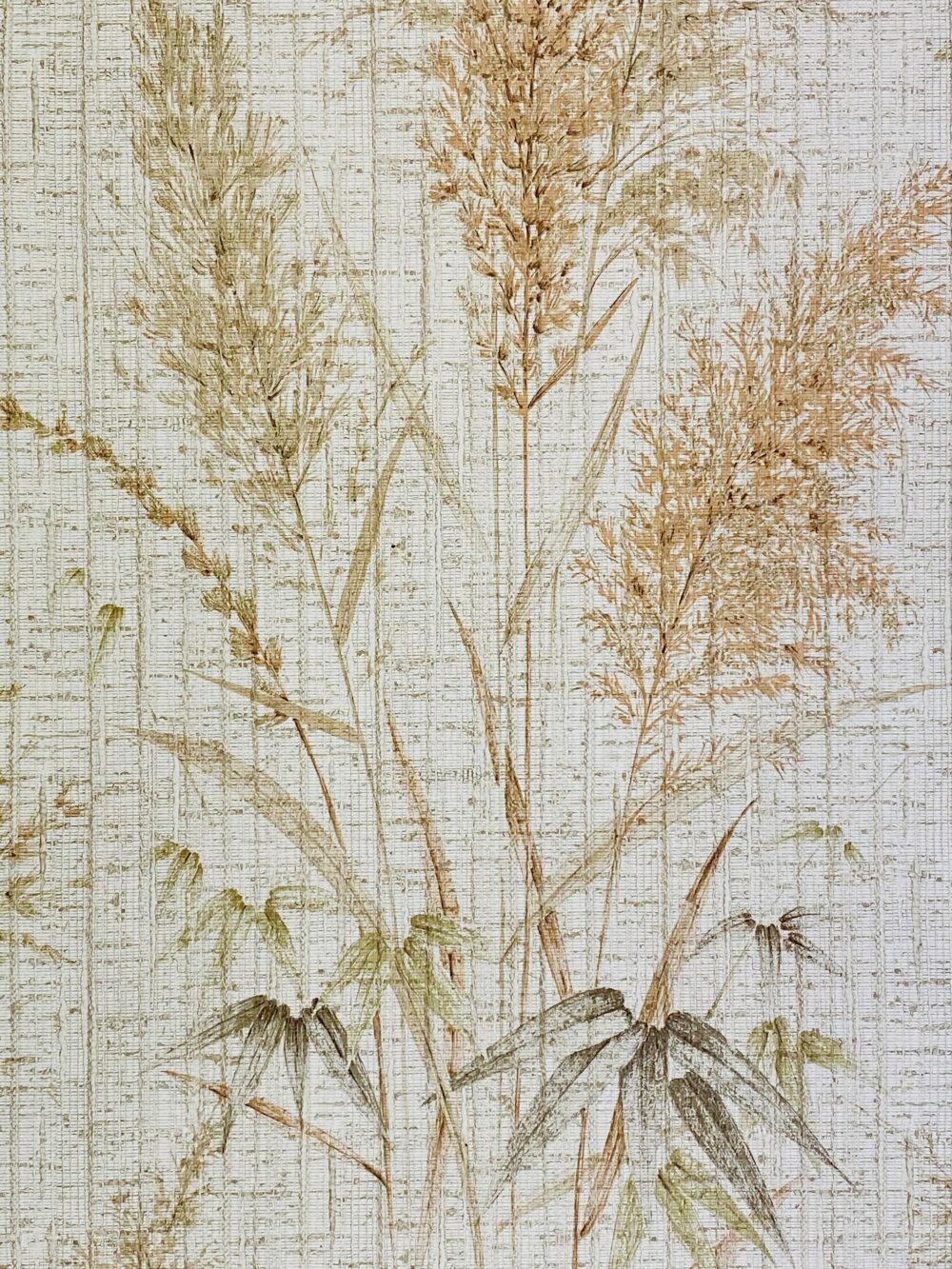 Retro Palm Grass Wallpaper 6
