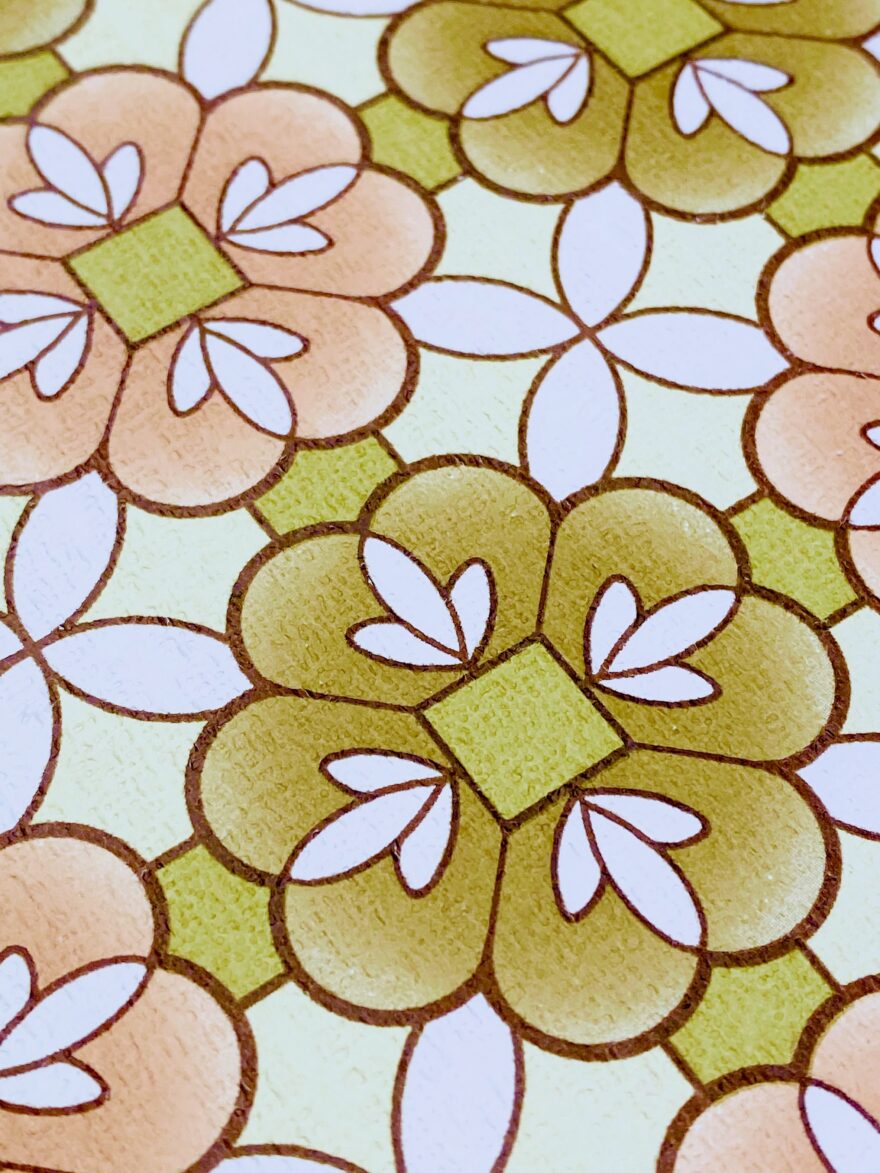 Retro Small Flower Pattern Wallpaper 12
