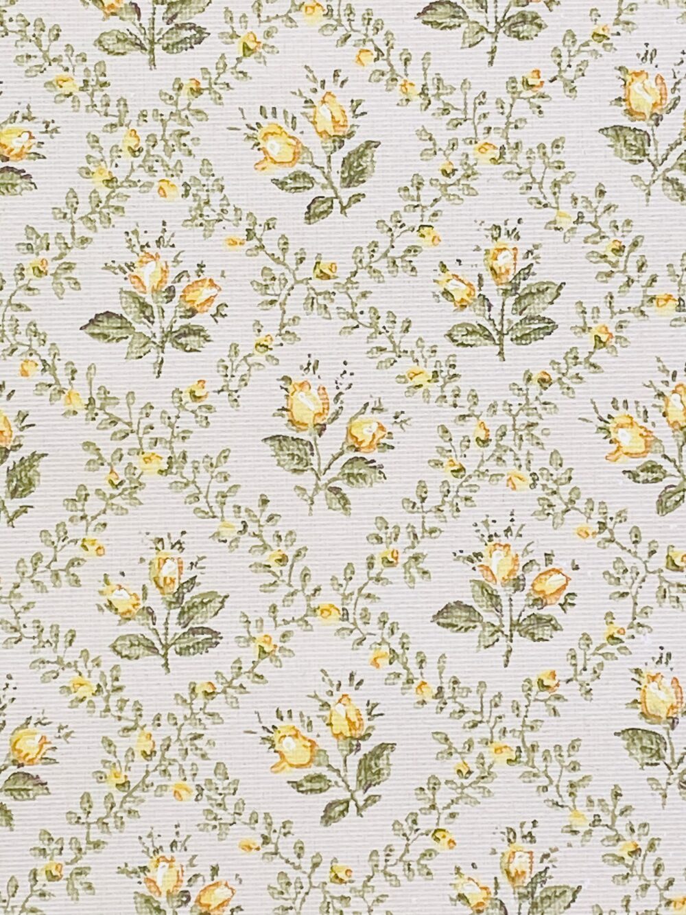 Seamless yellow floral wallpaper5