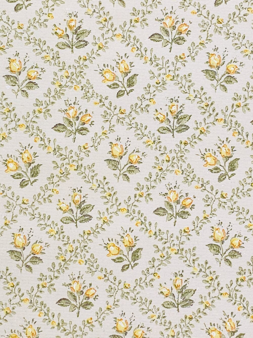 Seamless yellow floral wallpaper7
