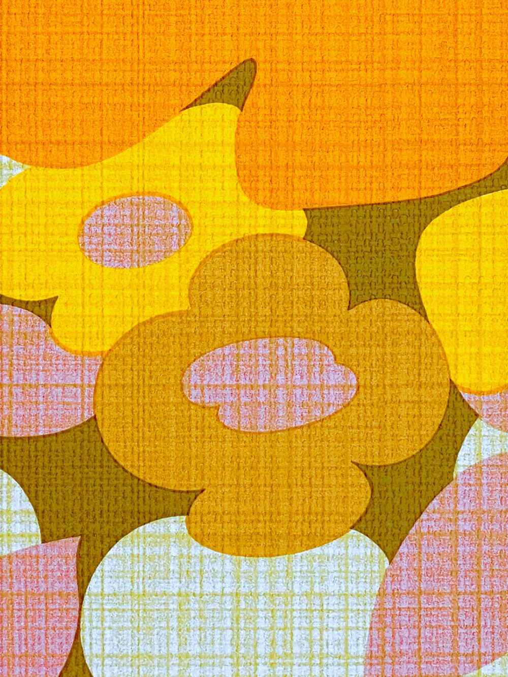 Seventies Colorful Floral Wallpaper 10