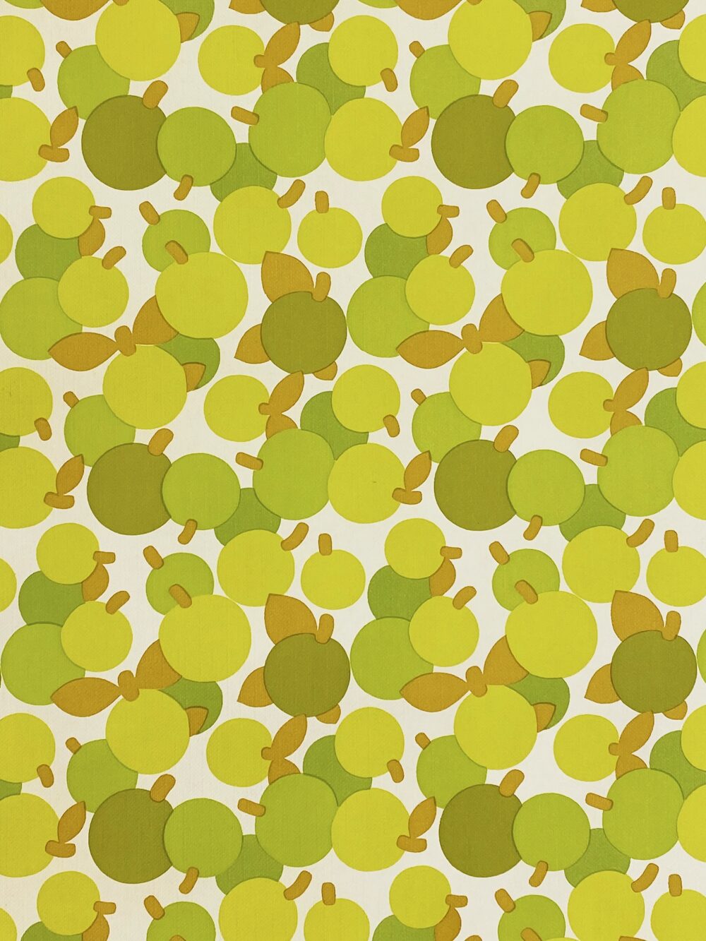 Vintage apple motif wallpaper4
