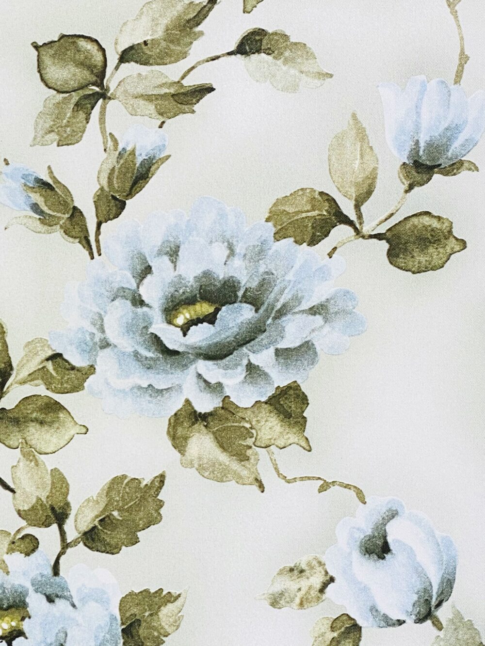 Vintage Blue Flower Wallpaper 7