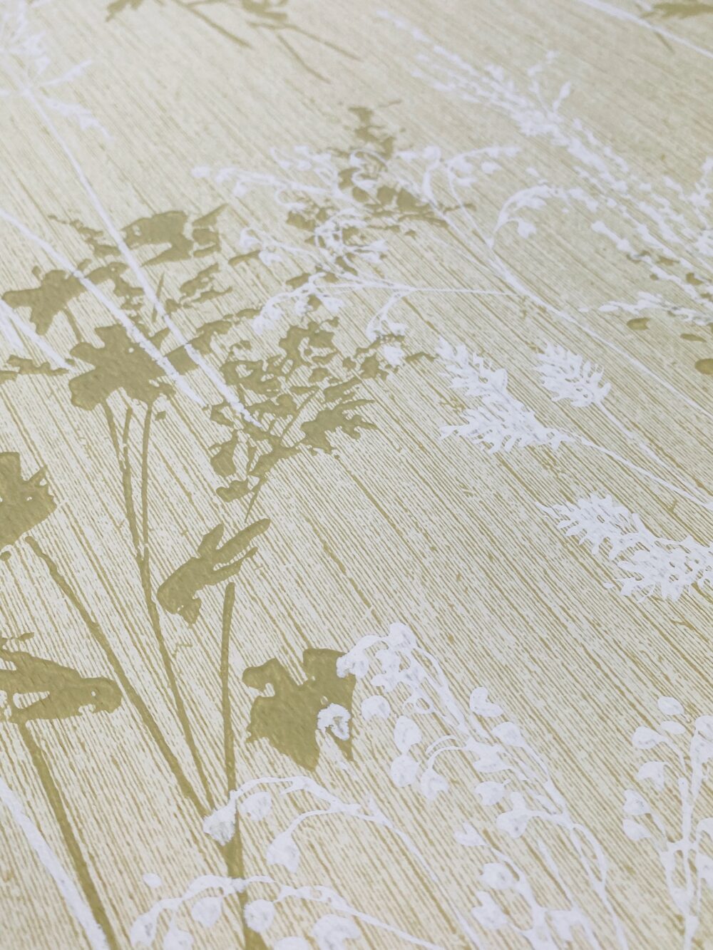 Vintage grass pattern wallpaper4