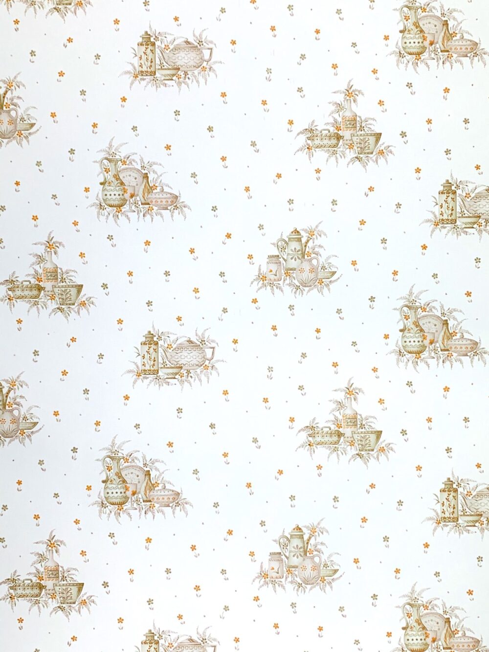 Vintage kitchen theme wallpaper 1