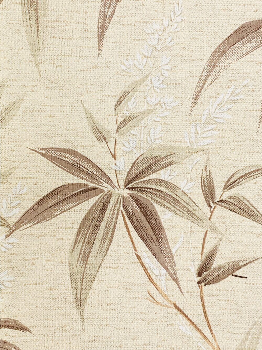 Vintage palm motif wallpaper7