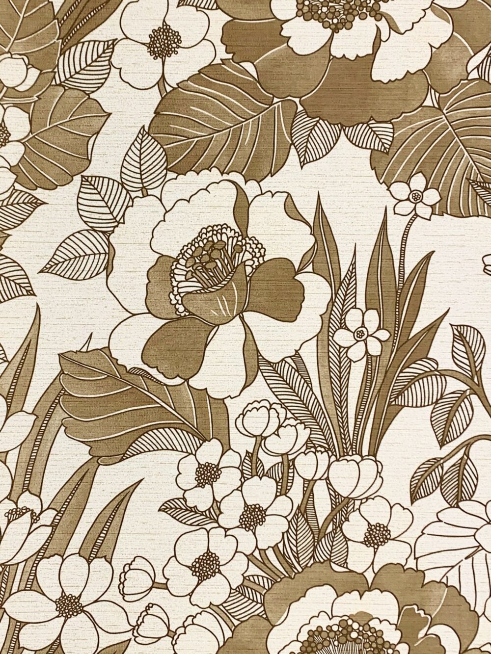 Vintage retro floral wallpaper 4