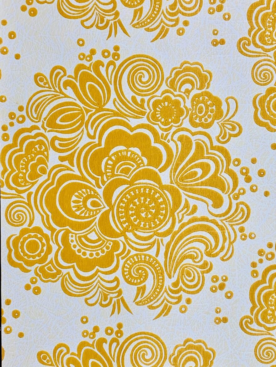 Geometric floral wallpaper 3